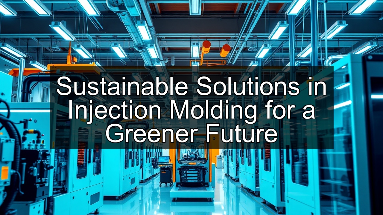 repairs and maintenance injection molding services sustainability manufacturer supply chain
